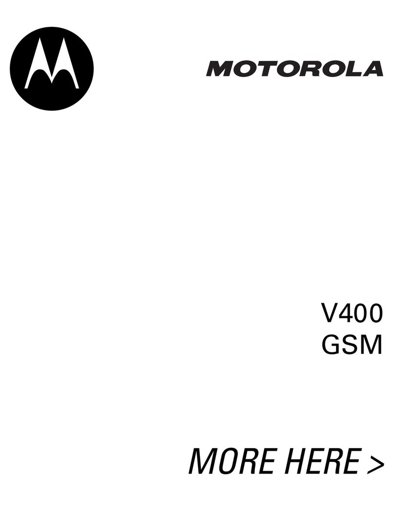Motorola V400 User manual