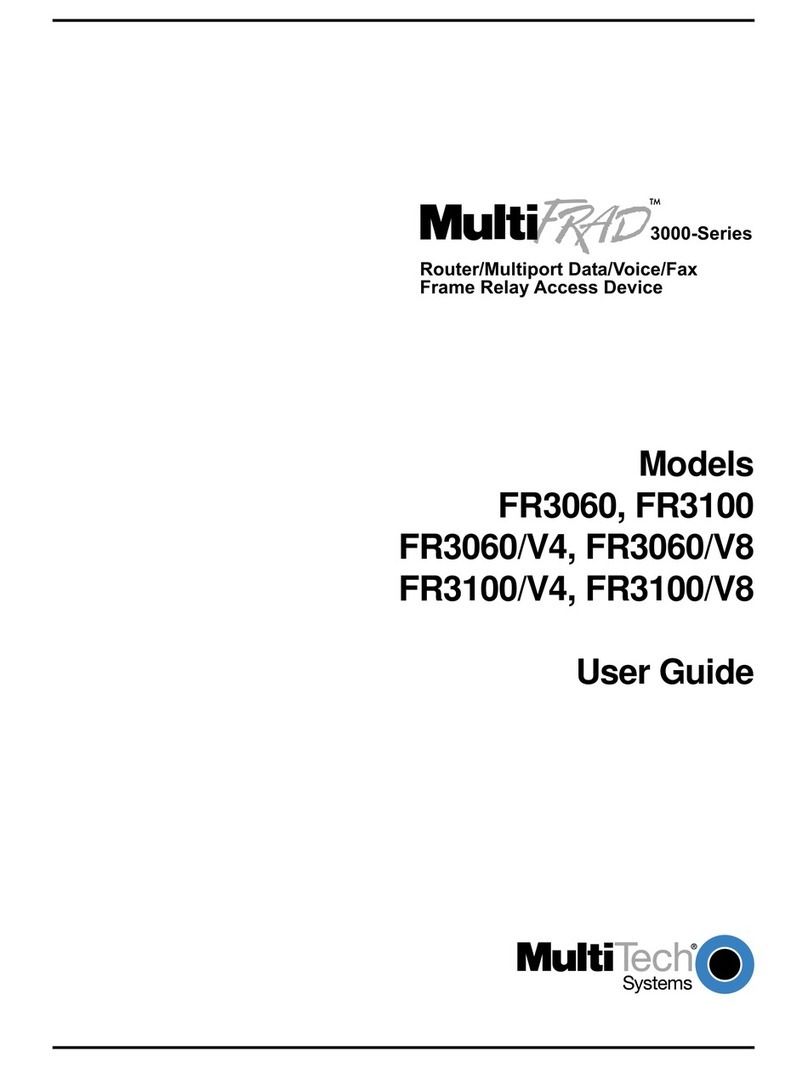 Multitech MultiFrad FR3060 User manual