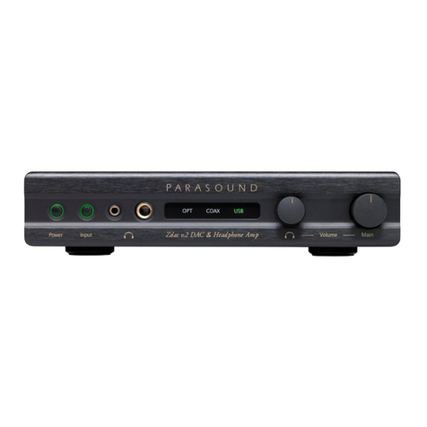 Parasound Zdac v.2 owner's guide