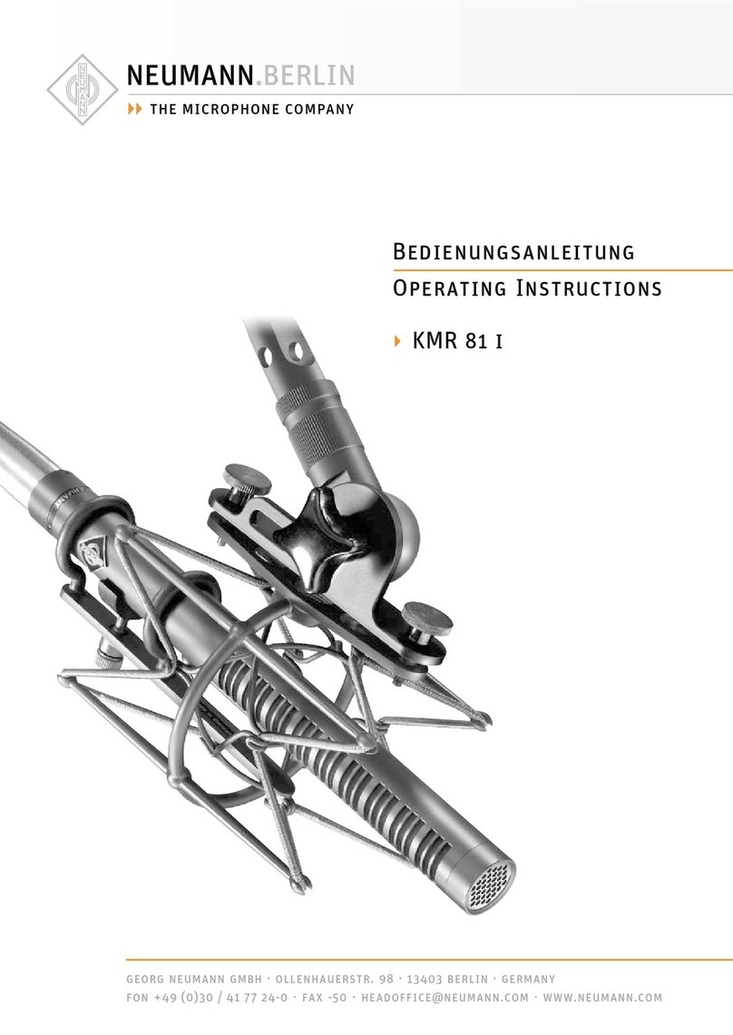 Neumann.Berlin KMR 81 i operating instructions