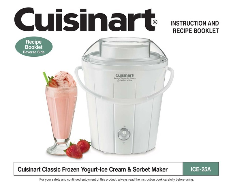 Cuisinart ICE-25A instruction manual