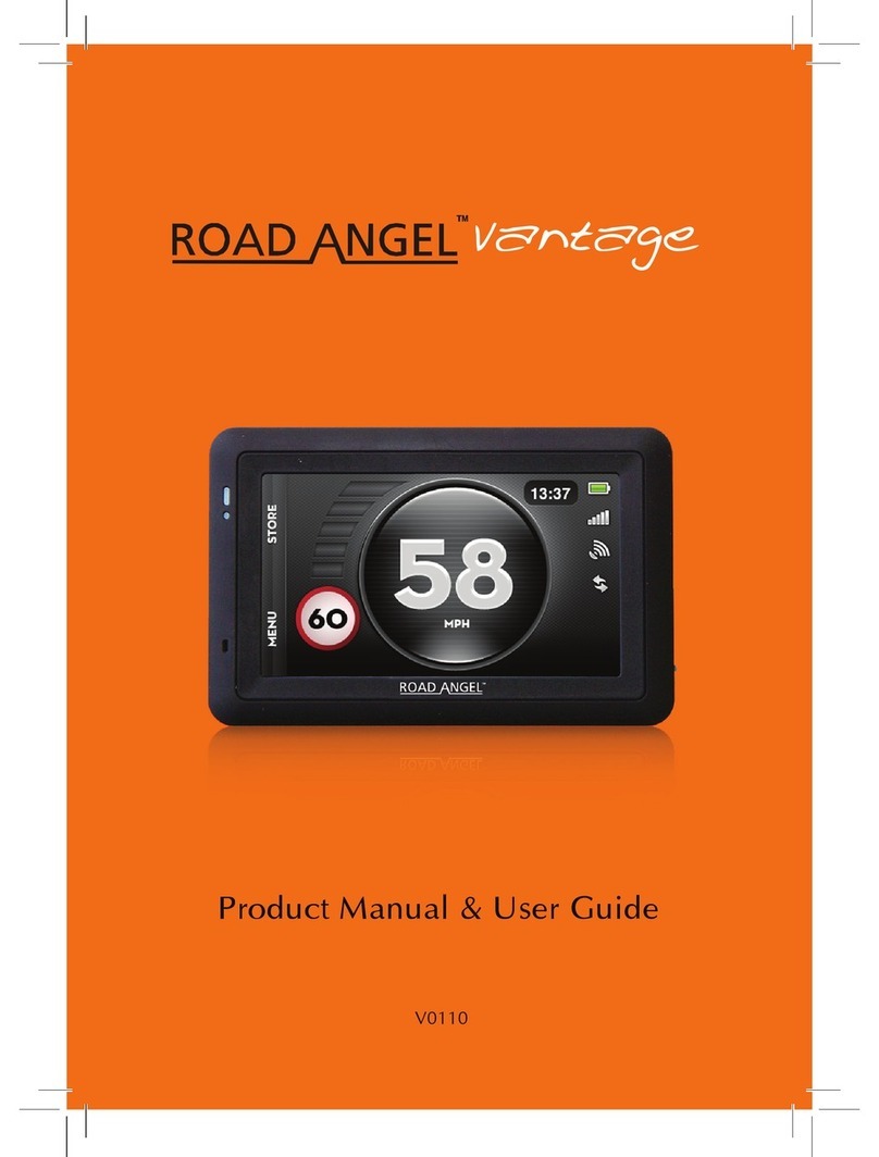 Road Angel vantage Product manual & user guide