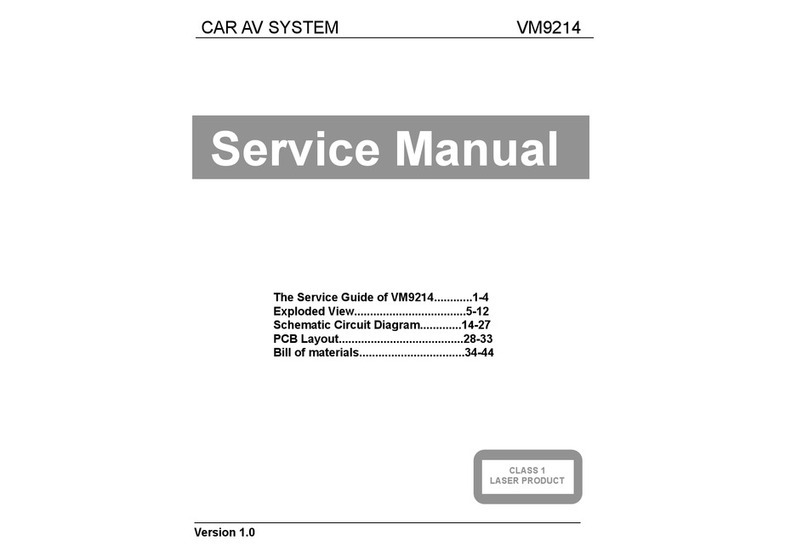 Jensen Audio DV-7780 Service manual