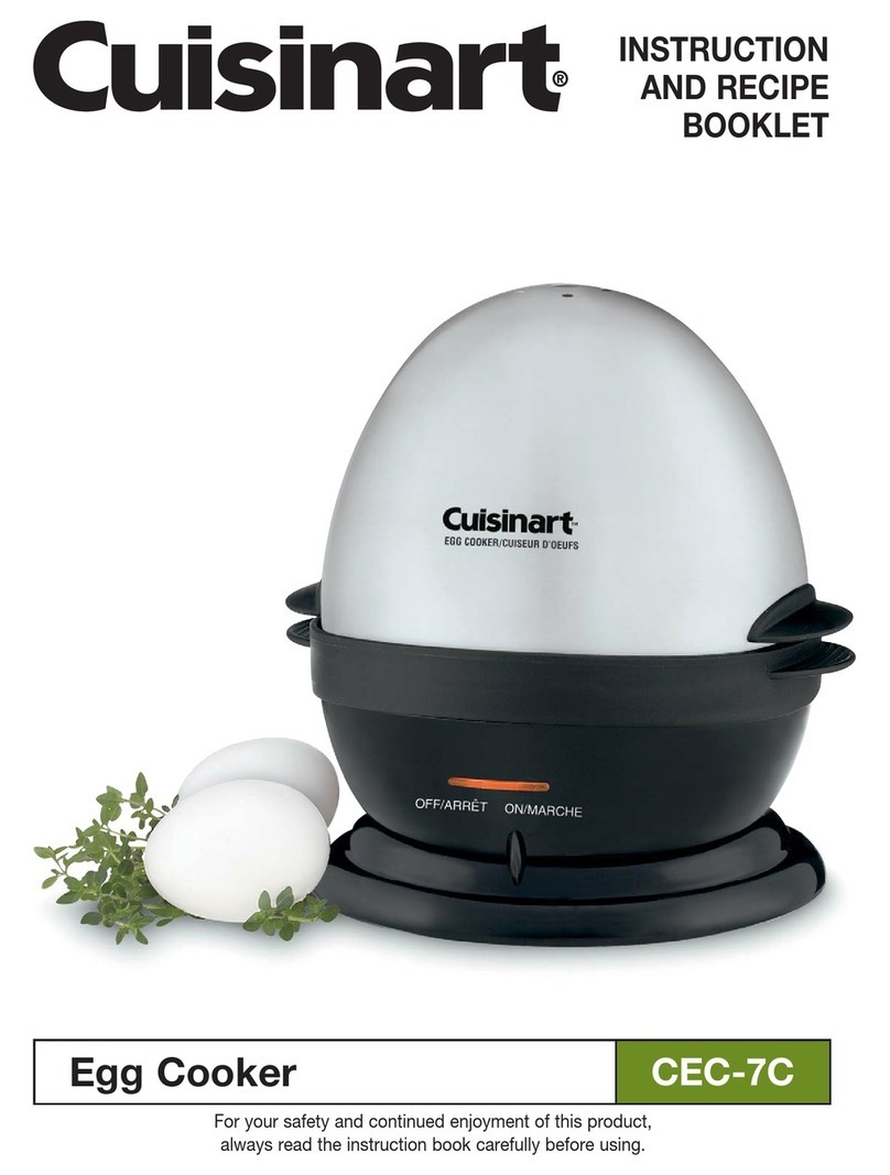 Cuisinart CEC-7C INSTRUCTION AND RECIPE BOOKLET