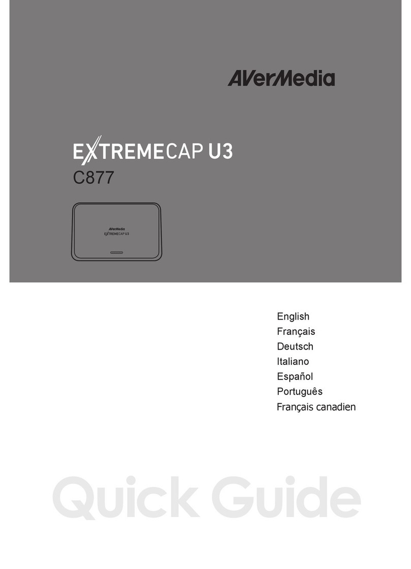 Avermedia extremecap u3 C877 quick guide