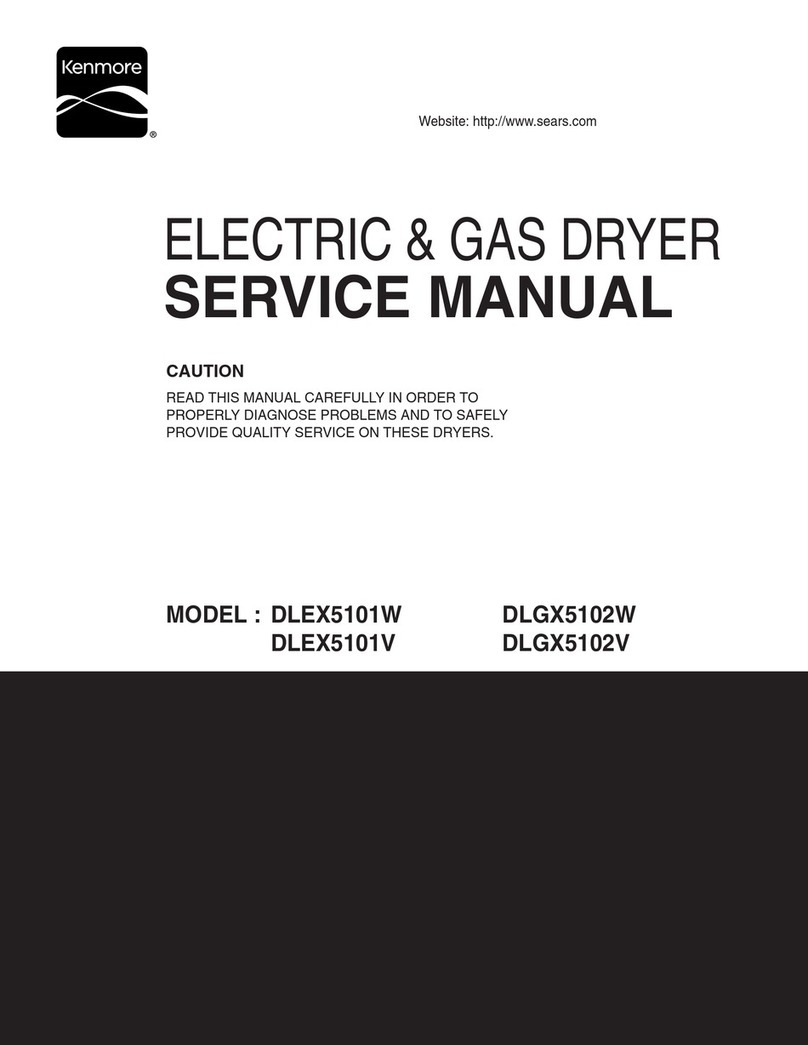 Kenmore DLEX5101W User manual