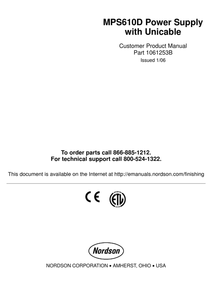 Nordson MPS610D product manual