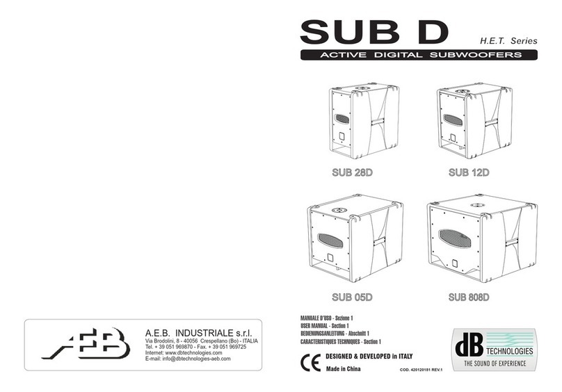 AEB SUB 05D user manual
