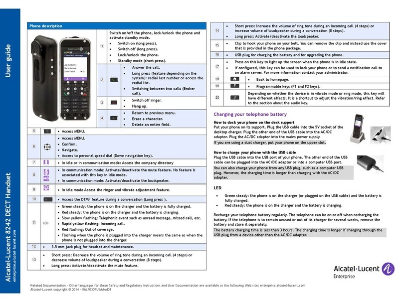 Alcatel-Lucent 8242 user guide