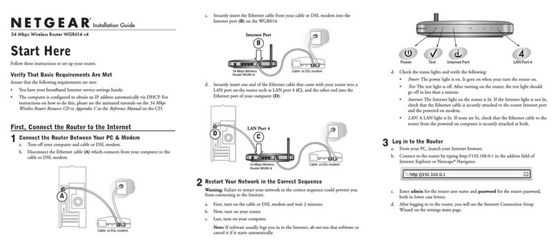 NETGEAR WGR614 installation guide