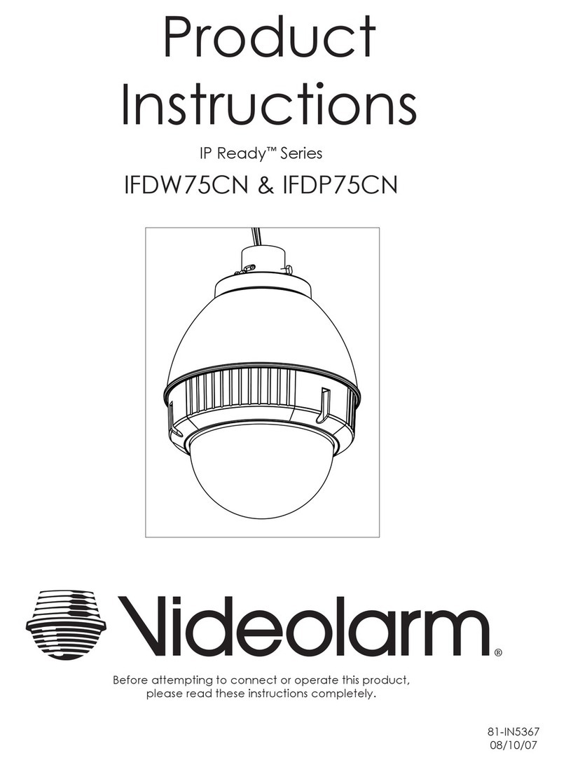 Moog Videolarm IP Ready IFDW75CN Instruction sheet