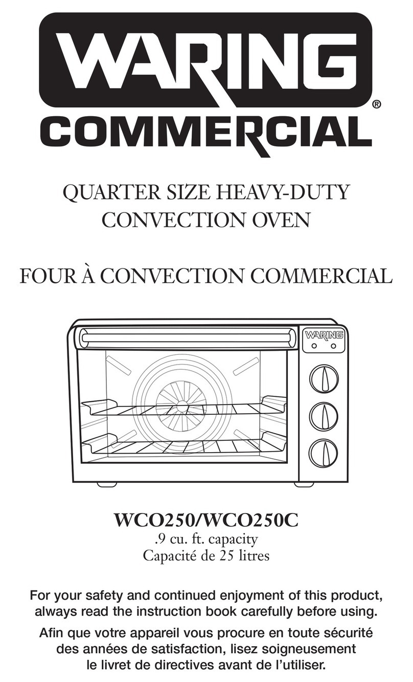 Waring WCO250 user guide