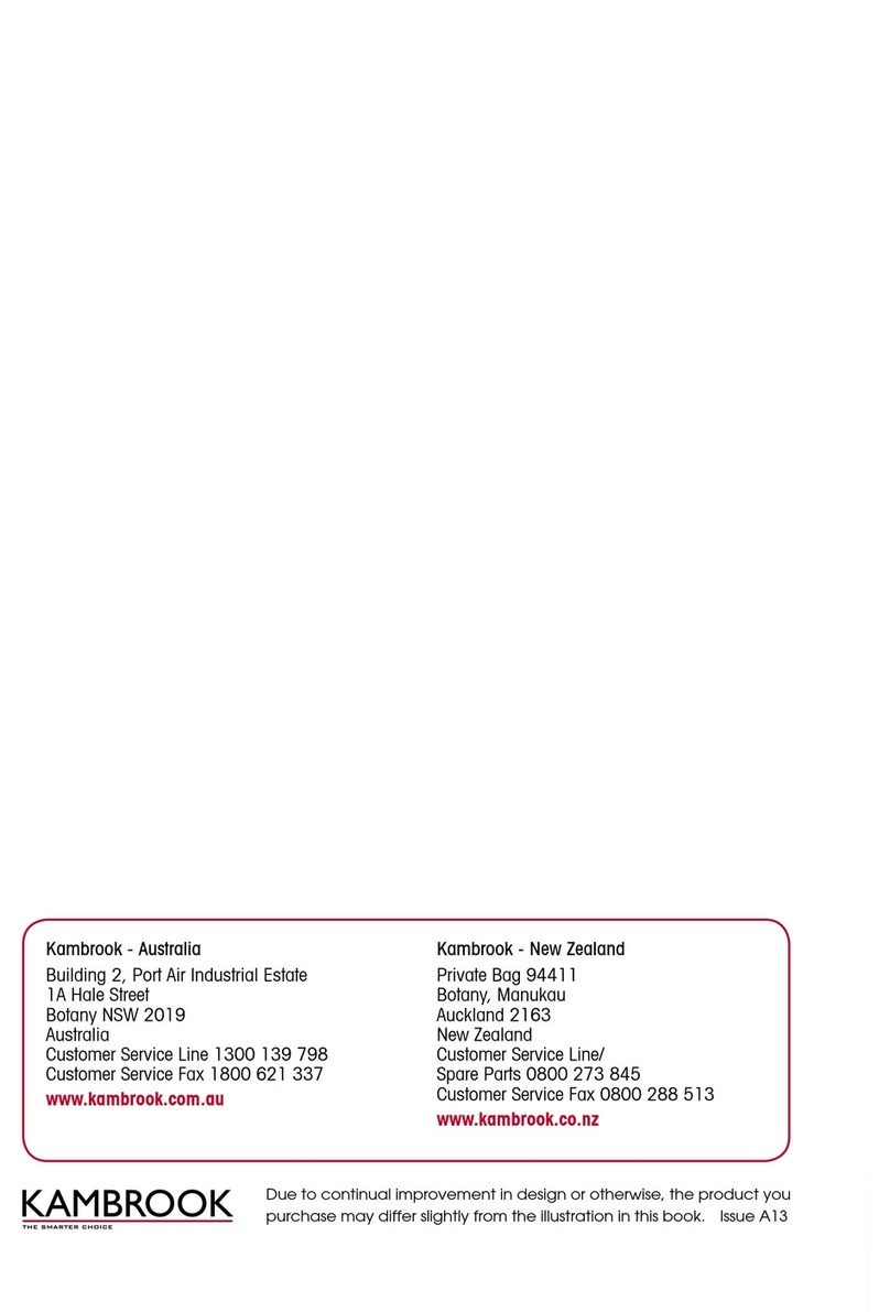 Kambrook KPZ200 Instruction booklet