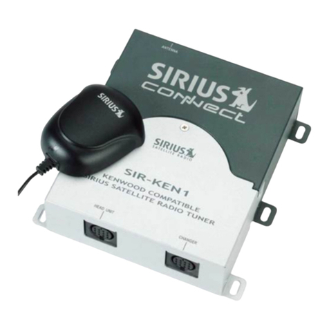 Sirius Satellite Radio SIRKEN1C Connect User manual