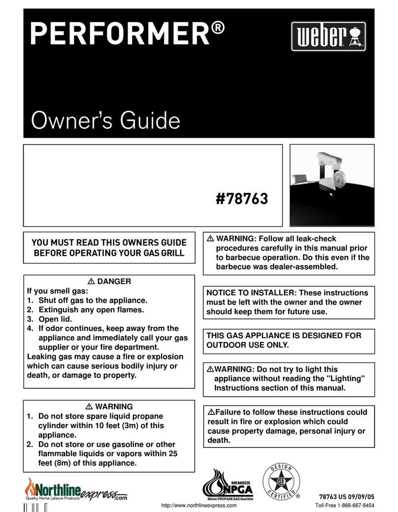 Weber Performer 78763 User manual