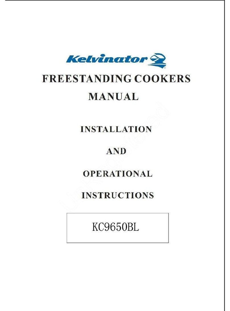Kelvinator KC9650BL Installation and operation instructions Kelvinator KC9650BL Installation and operation instructions