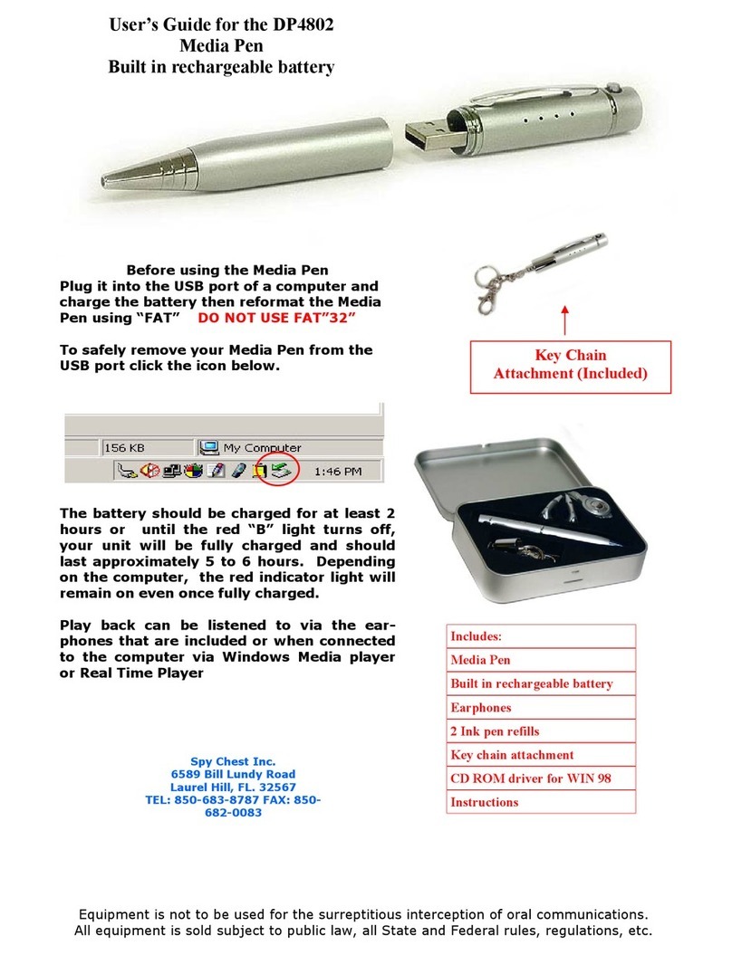 Spy Chest DP4802 user guide