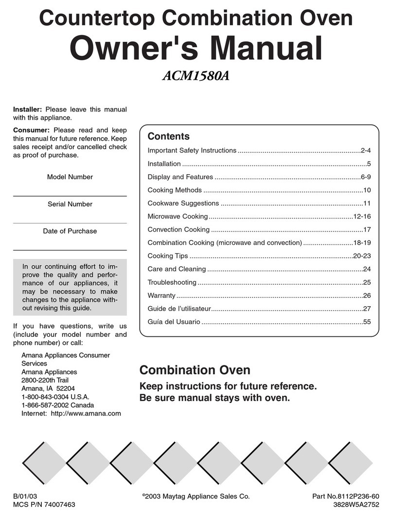 Maytag ACM1580A owner's manual
