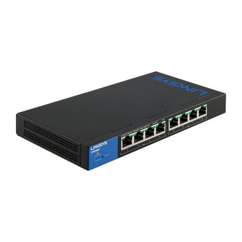 Linksys Smart Switch LGS3XX User manual