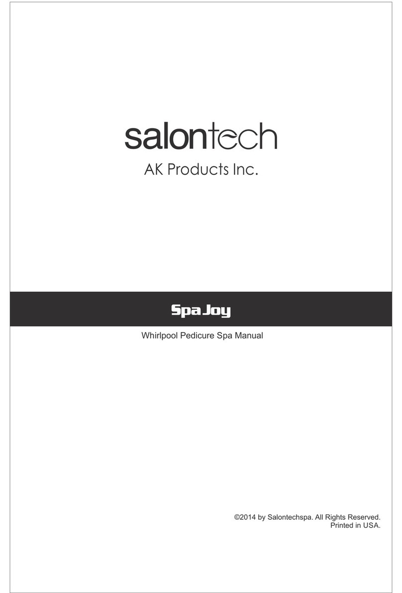 SalonTech Spa Joy User manual