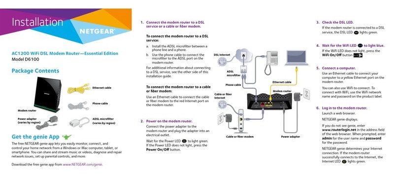 NETGEAR D6100 User manual