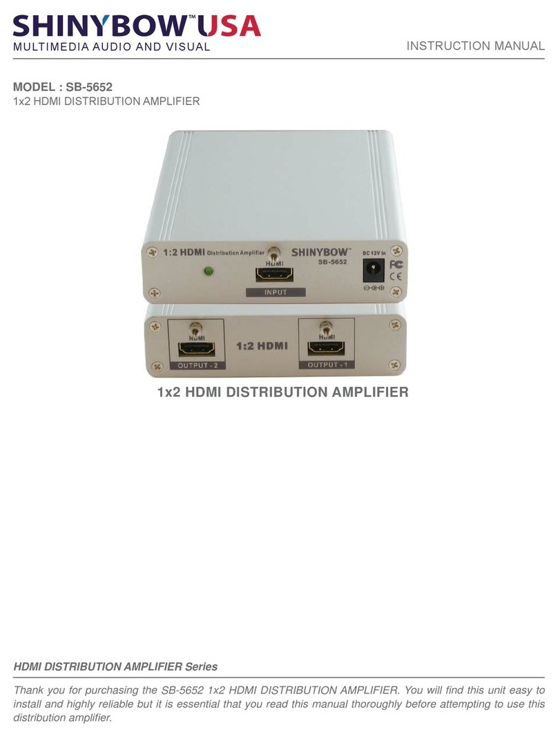 Shinybow USA SB-5652 User manual