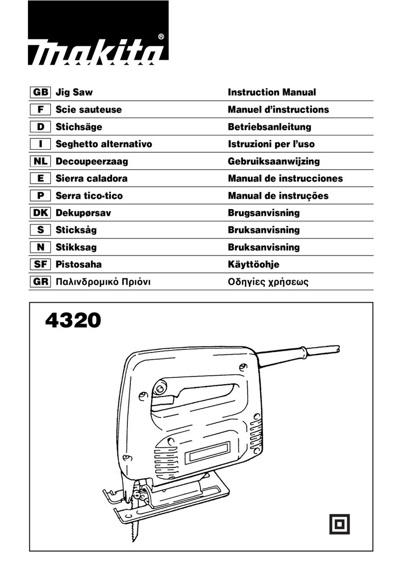Makita DOUBLE INSULATION 4320 instruction manual