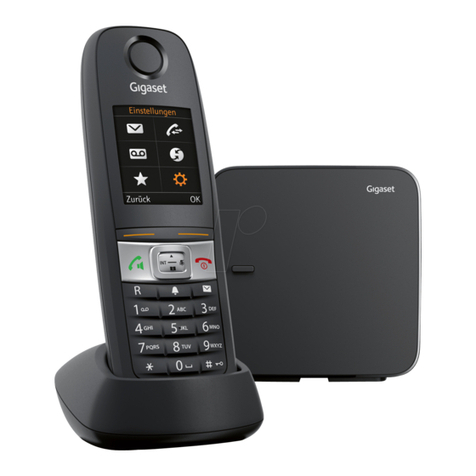 Gigaset E630 User manual