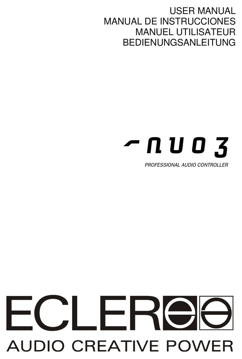 Ecler Nuo3 User manual