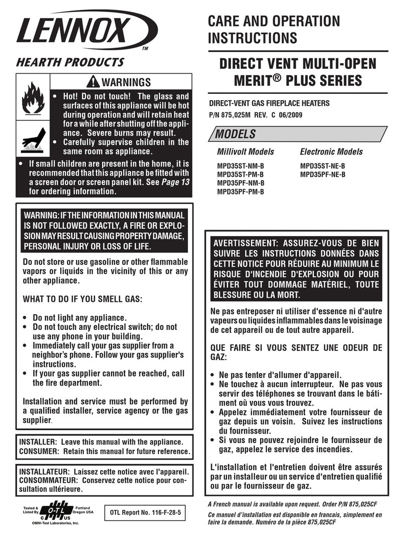 Lennox MPD35ST-NM-B User manual