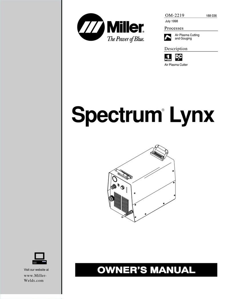 Miller Spectrum Lynx User manual