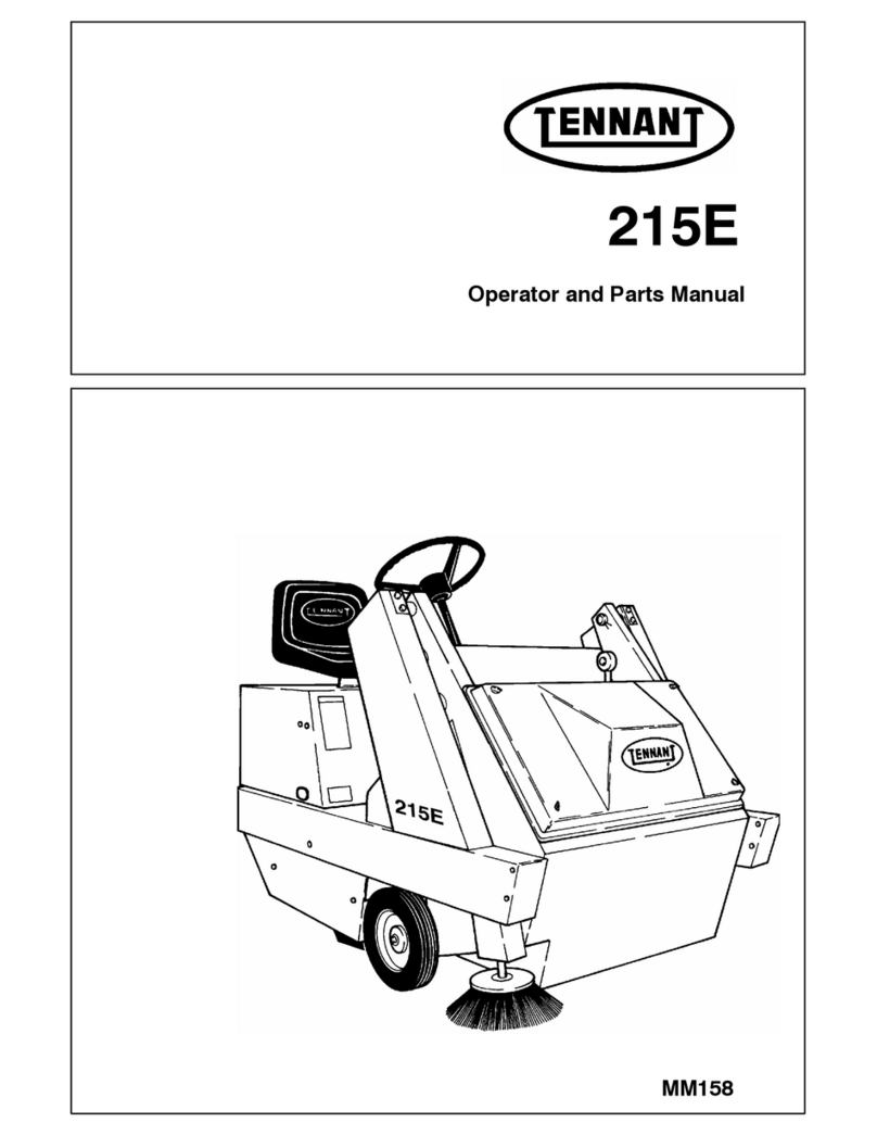 Tennant 215E Operator's manual
