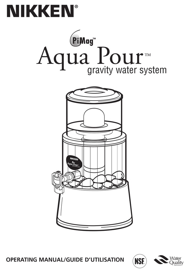 Nikken Aqua Pour operating manual