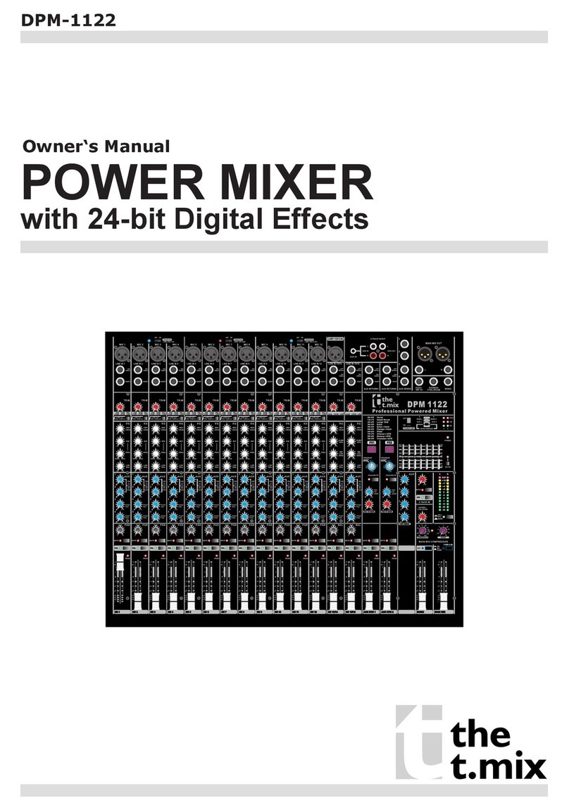 T.MIX DPM-1122 owner's manual