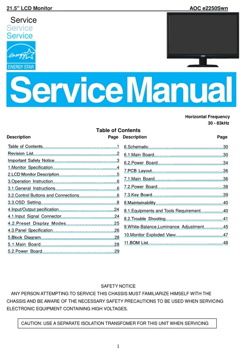 AOC e2250Swn User manual