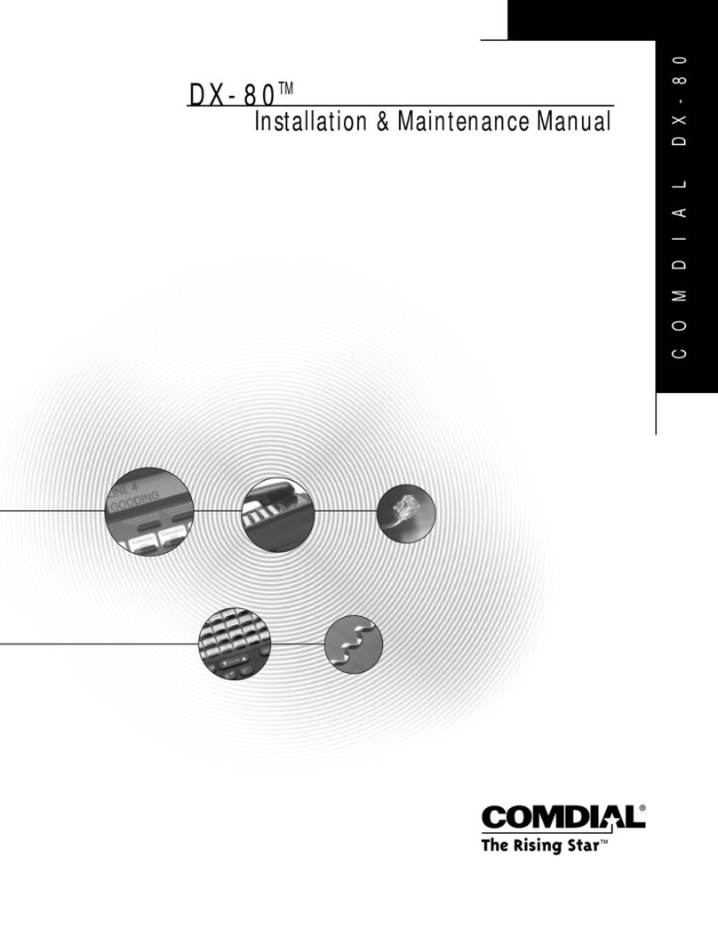 Comdial DX-80 Manual Comdial DX-80 Manual