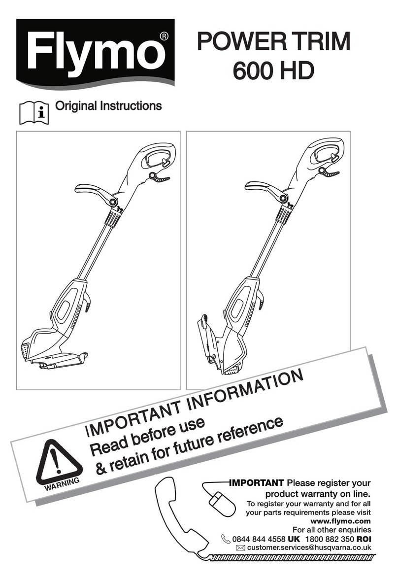 Flymo POWER TRIM 600 HD User manual