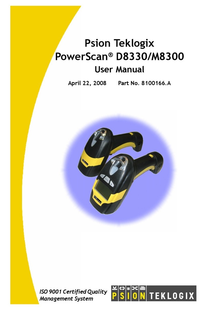 Psion Teklogix PowerScan D8330 user manual