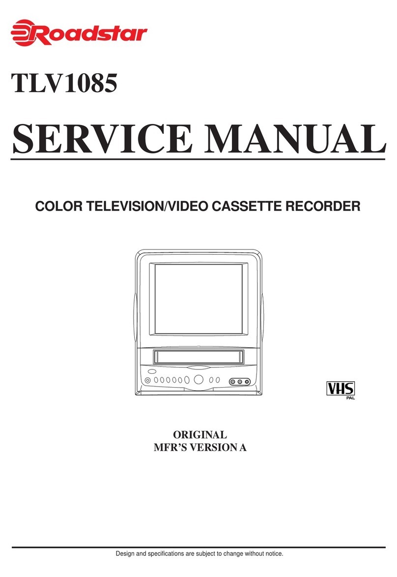 Roadstar TLV1085 Service manual
