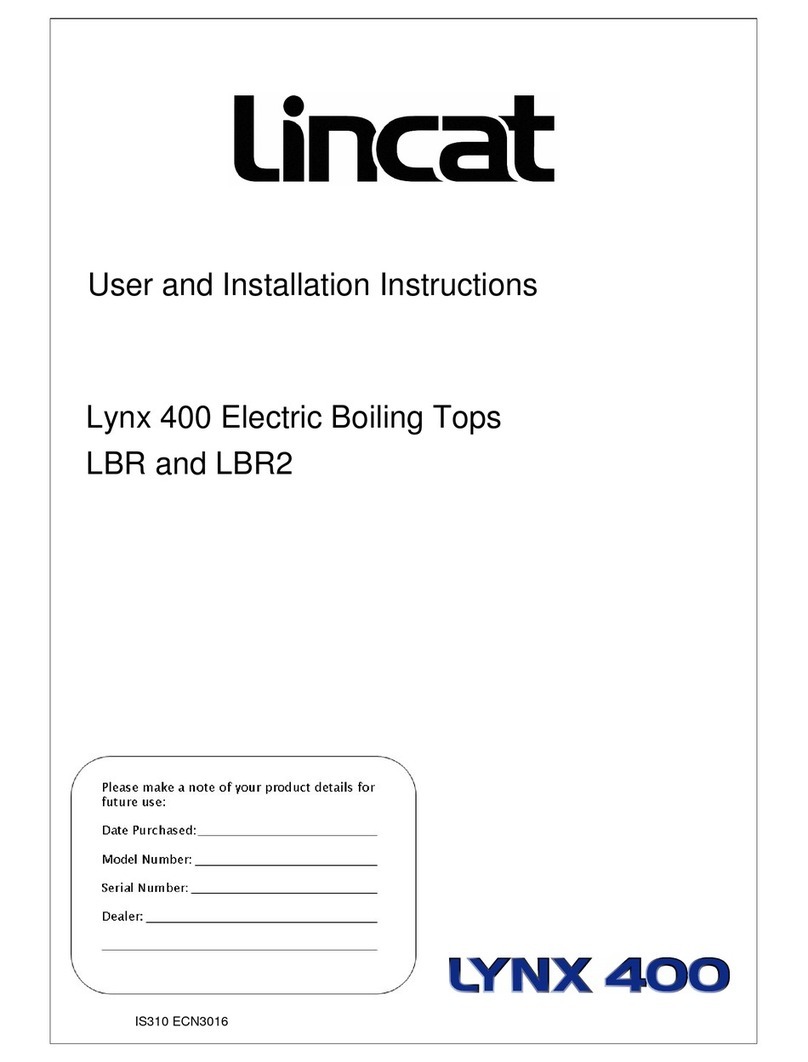 Lincat Lynx 400LBR Operating instructions