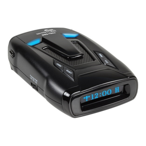 Whistler PRO-78GXi User manual Whistler PRO-78GXi User manual