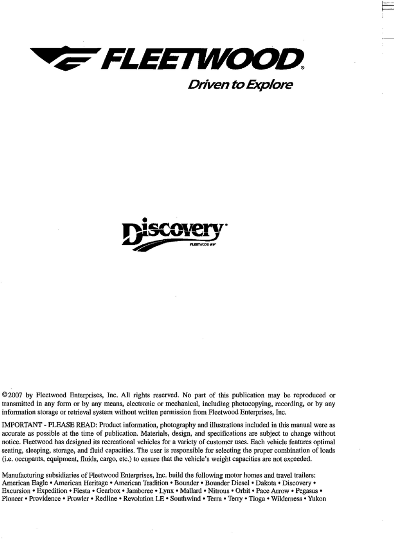 Fleetwood Discovery 2008 User manual