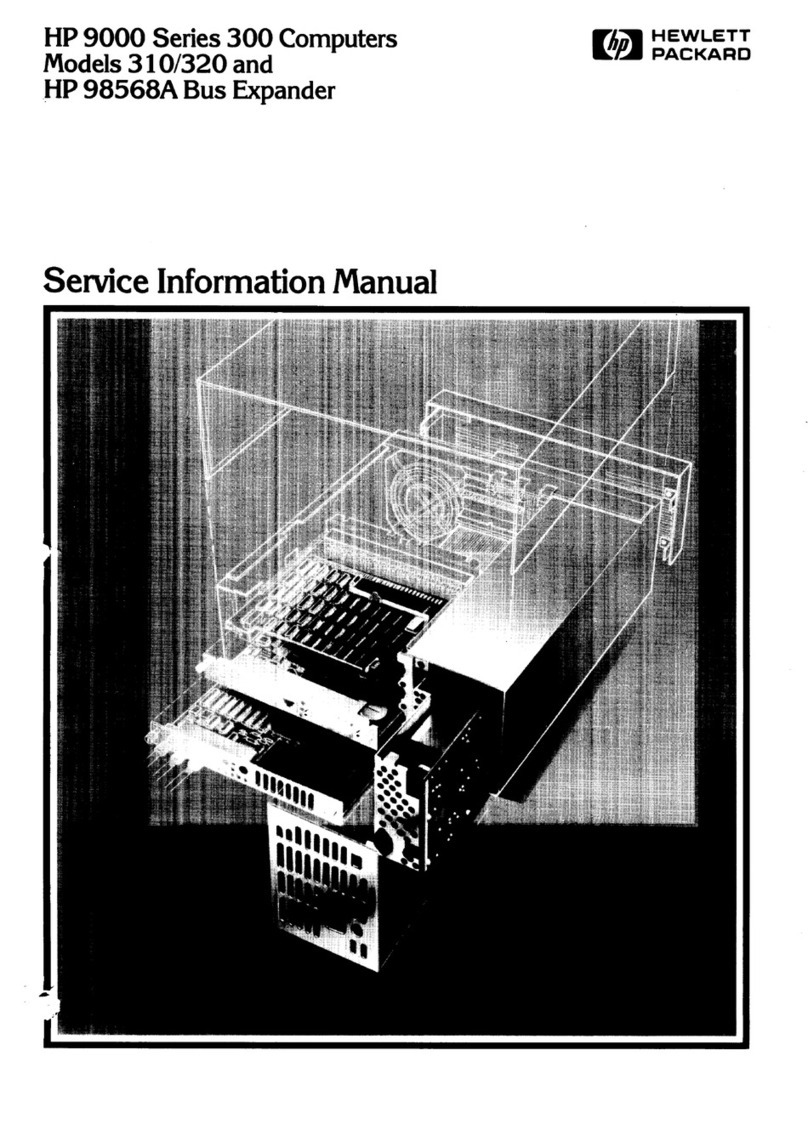 HP 9000 Series 310 Operating and installation instructions