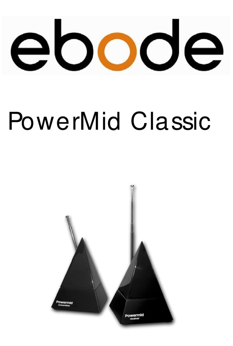 Ebode PowerMid Classic User manual Ebode PowerMid Classic User manual