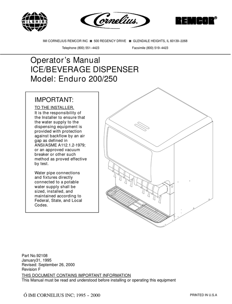 Cornelius Enduro 200 User manual