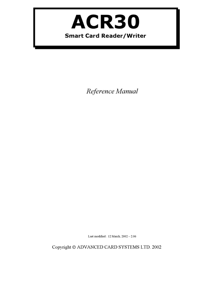 ACS ACR30 User manual