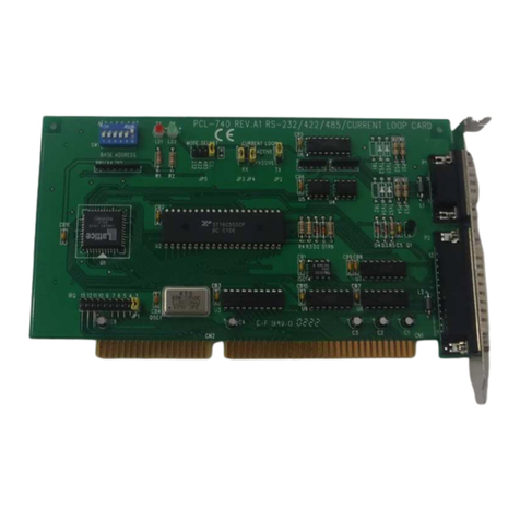 Advantech PCL-740 User manual