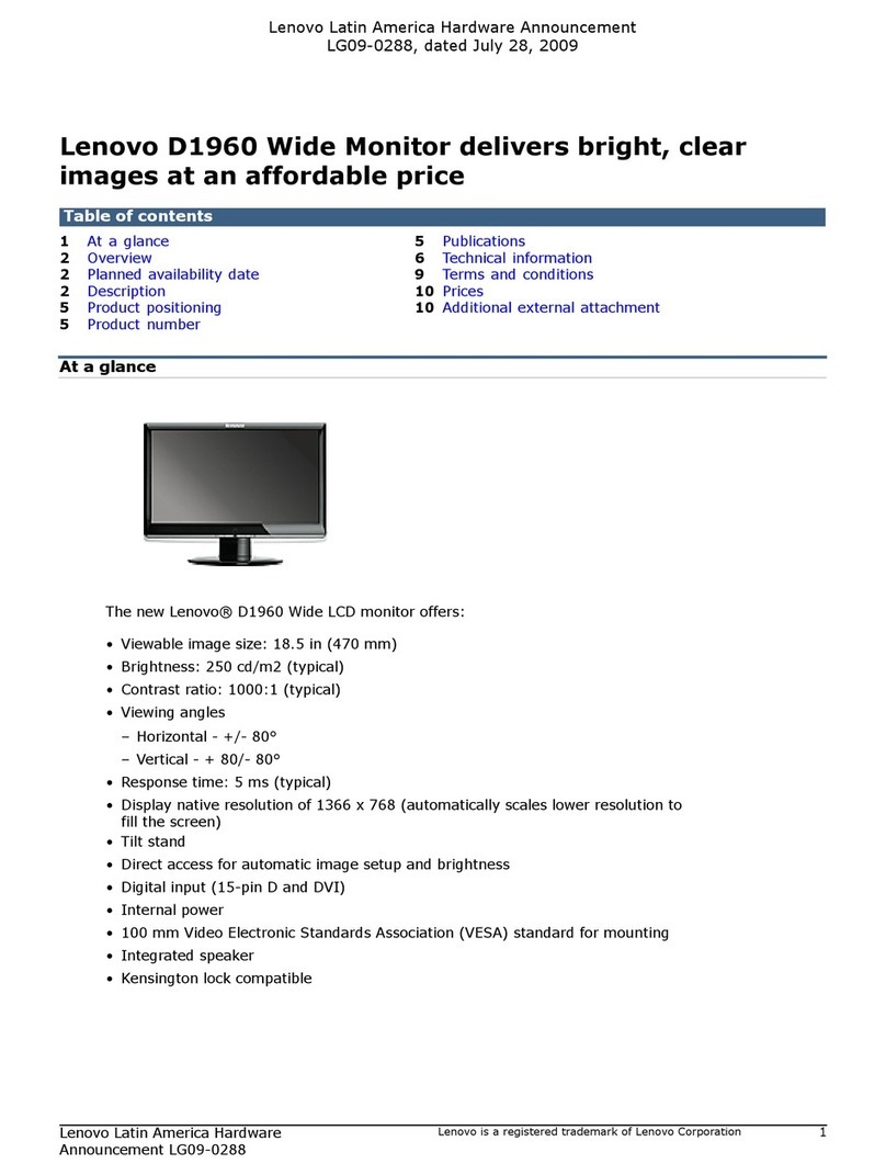 Lenovo D1960 Manual