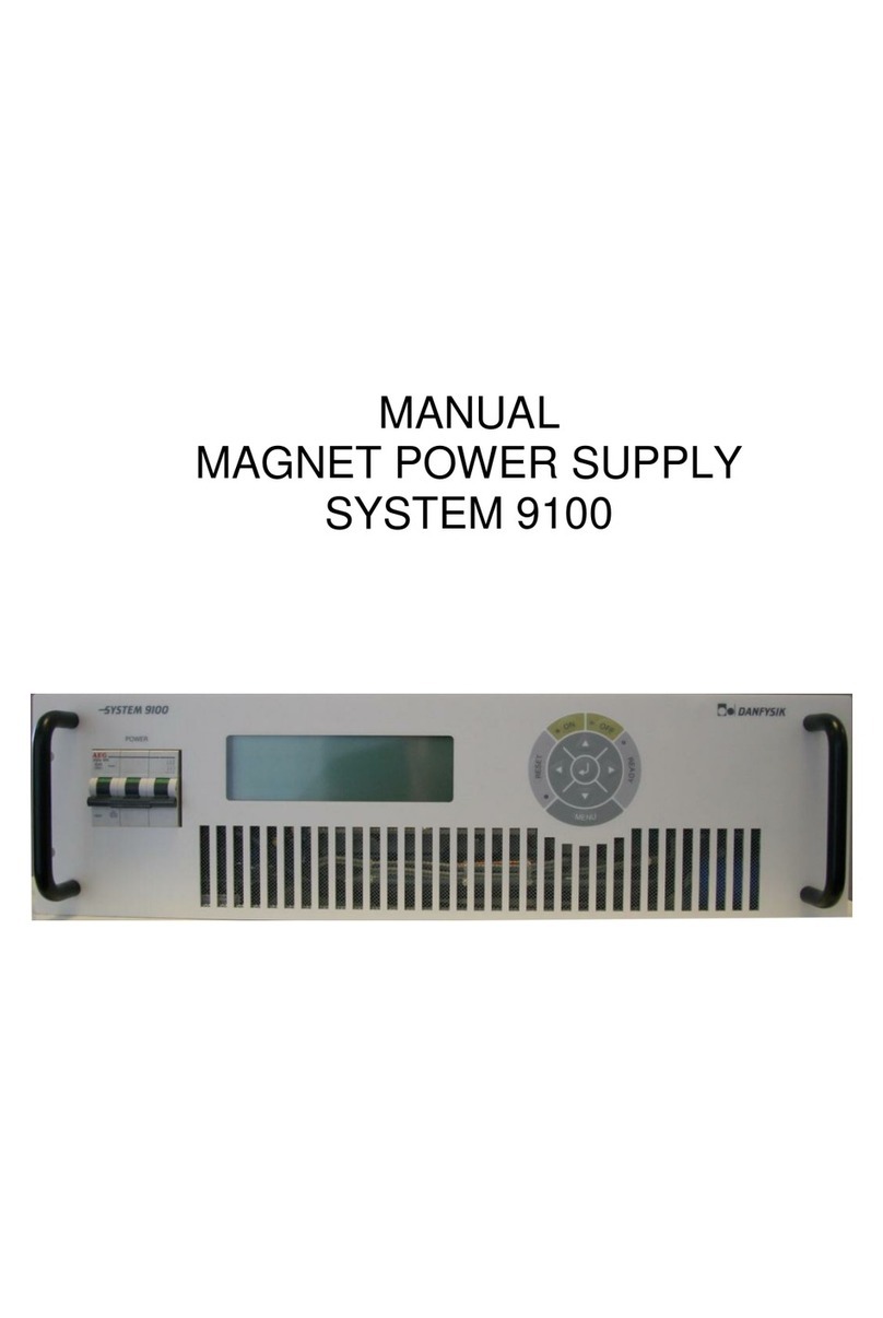 Danfysik SYSTEM 9100 user manual Danfysik SYSTEM 9100 user manual