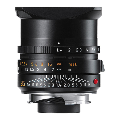 Leica SUMMILUX-M 35 mm f/1.4 ASPH. User manual Leica SUMMILUX-M 35 mm f/1.4 ASPH. User manual